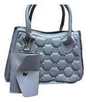 Comprar Cartera De Cuero Pu Color Plomo - Divina Chic