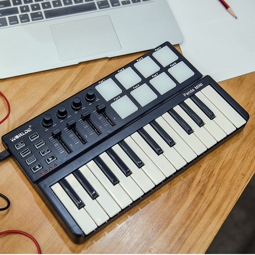 Worlde Panda Mini Portátil Mini Teclado Usb De 25 Teclas Y
