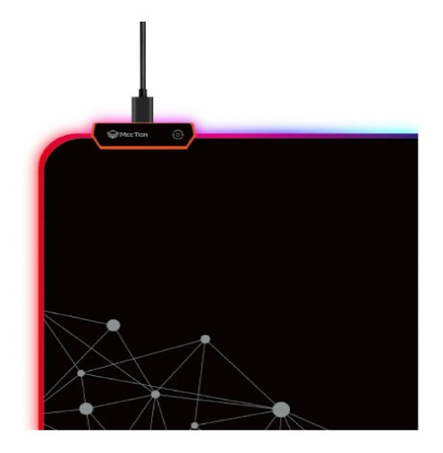 Imagen 2 de 7 de Mouse Pad Gamer Meetion Pd121 Caucho Y Tela Xl 310x880mm Rgb