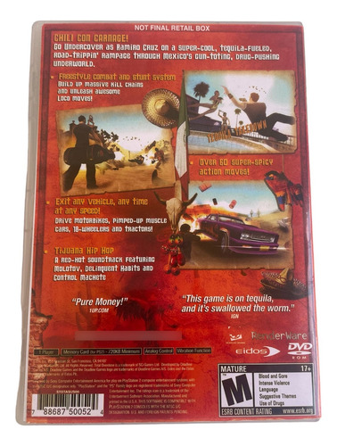 Jogo Total Overdose Play 2 Pt/br Com Capa E Pôster - Ps2