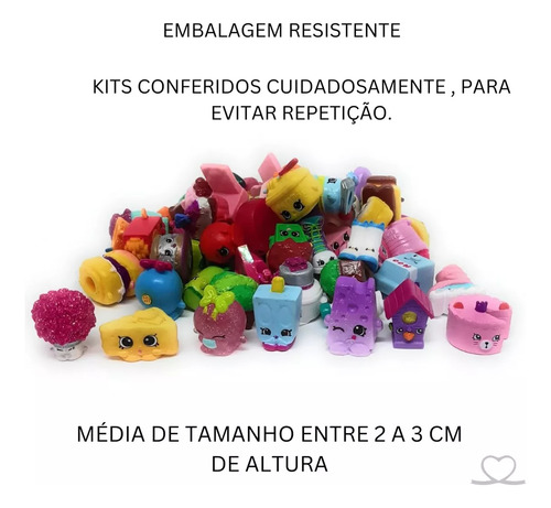 Shopkins Kit Com 30 Unidades Diferente Não Repetem