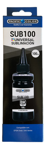 Tinta Negra Sublimacion Para Epson Brother 100ml