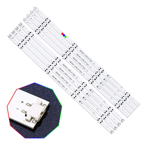 Kit Leds Para 49uh6090 49uh6030 49uh6100 49uh610a 49lh5700