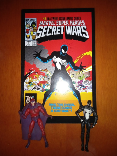 Marvel Comics Secret Wars Incluye Figuras Magneto Spider-man