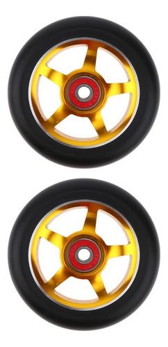 2 Ruedas De Repuesto De 100 Mm Para Patinete / Acrobacias