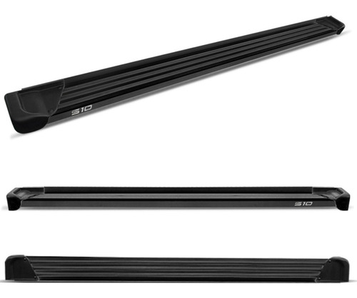 Imagem 4 de 5 de Estribo S10 Cd 2015 2016 2017 Lateral Aluminio Preto Gtnox