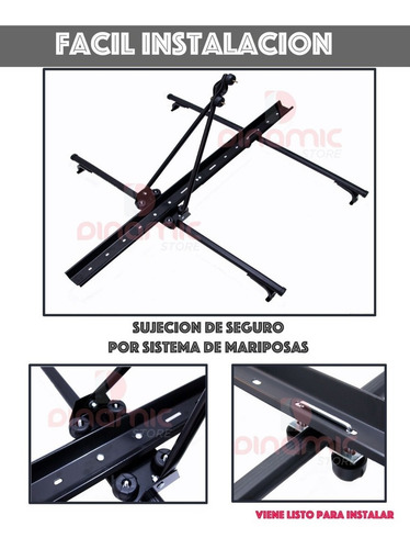 Imagen 4 de 10 de Porta Equipaje + 1 Portabicicleta Techo Portaequipaje Auto