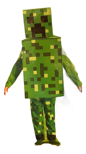 Disfraz Minecraft Creeper Talla S 4 A 6 Años Mojang