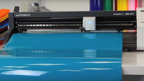 Plotter De Corte Roland Gs24 Con Lector Láser En Stock