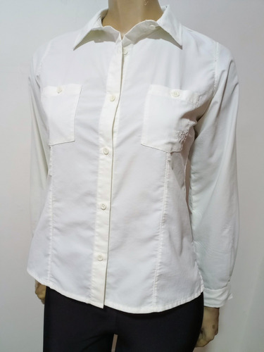 Montagne Camisa Mujer Impecable T M 2 Bolsillos Mangas Acort