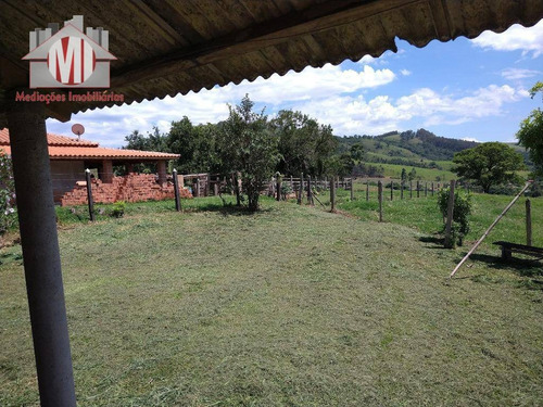 Chácara Ampla Com 03 Dormitórios, Pomar E Linda Vista À Venda, 1000 M² Por R$ 400.000 - Rural - Socorro/sp - Ch0611