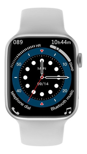 Imagen 1 de 9 de Smartwatch W27 Pro Bt Ip67 Blanco Serie 7 Nfc + Correa Extra