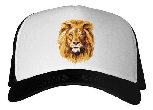 Gorra Leon Con Melena Dibujo Arte