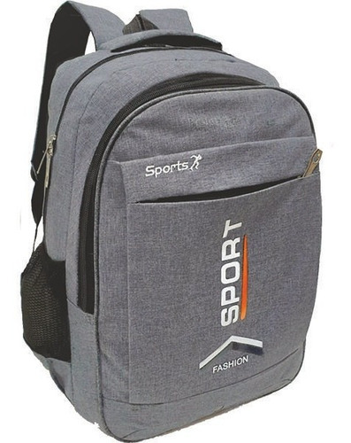 Mochila Masculina Escolar Sport 8665 - Cinza