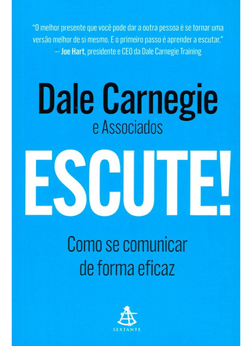 Escute, De Dale Carnegie. Editora Sextante, Capa Mole Em Português