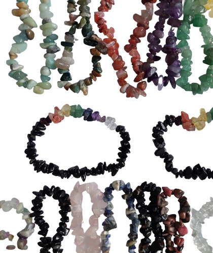 Pulseras En Piedras Naturales 7 Chakras Y/o A Elección 