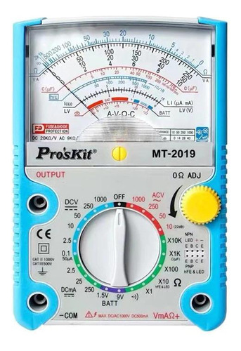 Multimetro Analogico Proskit Mt-2019