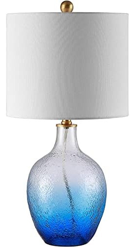 Lighting Collection Merla Coastal Ombre Blue Glass 24-i...