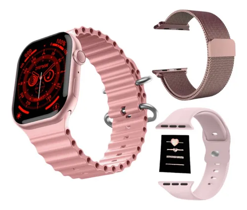 Smartwatch v8 rosa sale