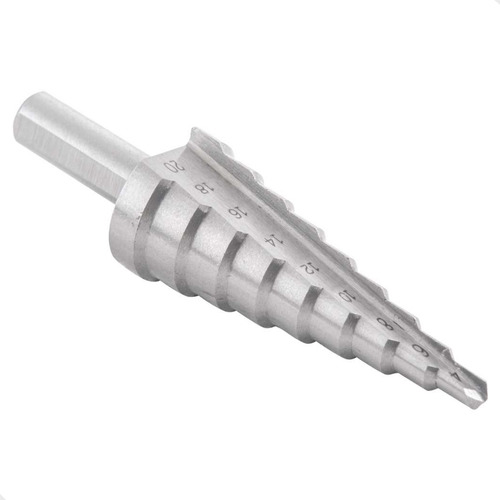 Broca Escalonada Aço Rápido 4 A 20mm P/ Metal - Profissional
