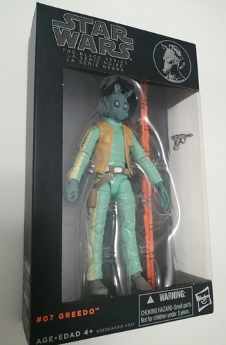 Greedo Star Wars Black Series Línea Naranja 1a Edición (Usado)