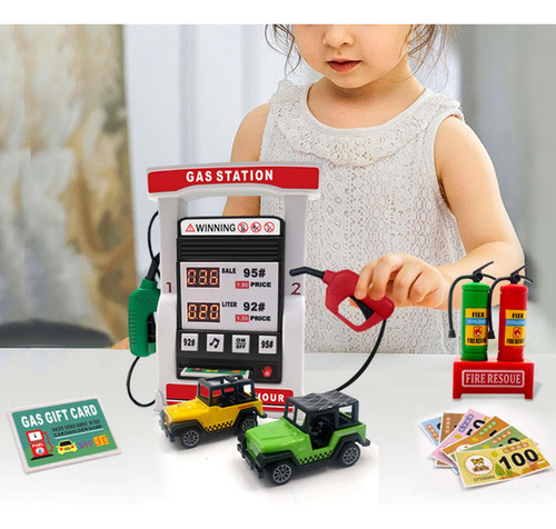 Juego De Estación De Combustible De Simulación, Juguetes