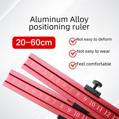 Regla De Posicionamiento De Aluminio Diy, Estilo E