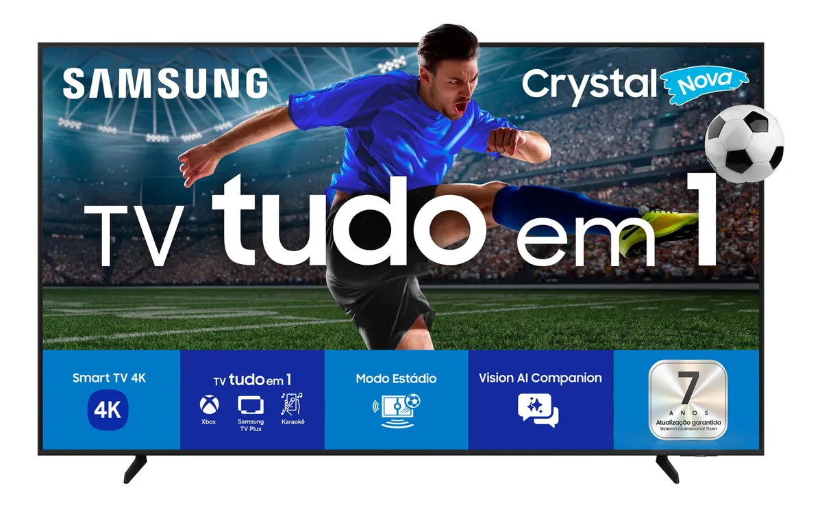 Smart Tv U8100f Crystal 75 Uhd 4k 2025 Preto Bivolt Samsung