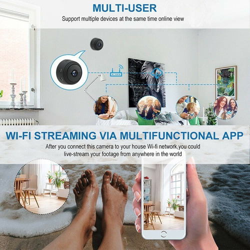 Cámara Espía Wifi V380 Pro: Vigilancia Inalámbrica Discre