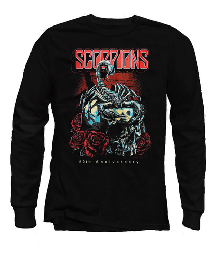 Playeras Scorpions Rock Metal Full Color Ml-12 Modelos Disp
