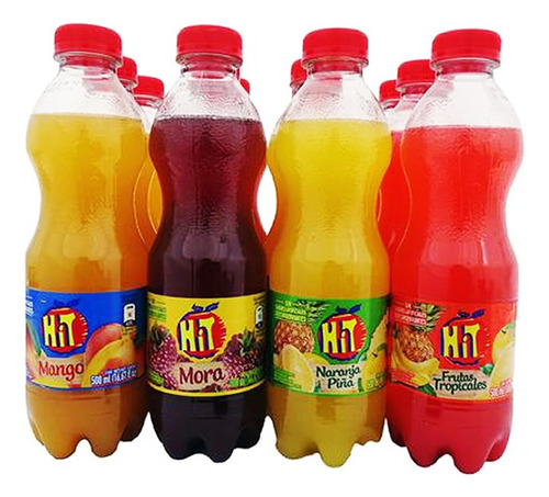 12 Jugos Hit De Frutas 500ml Surtidos