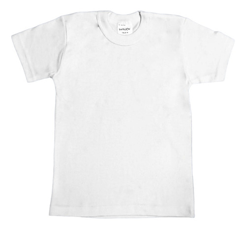Playera Interior Manga Corta Algodón 5502 Niño Niña Pack 2pz