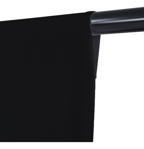 Kit Portafondos Linco 2x2m + 2 Fondos Blanco Y Negro 1.70x2m