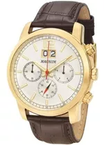 Relógio Magnum Masculino Dourado Military MA32952P - Relojoaria Invictos