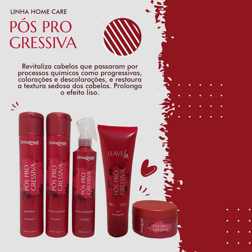 Kit Pós Progressiva Onixx Brasil Manutenção 4 Passos