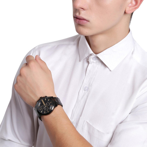 N Reloj Emporio Armani Exchange Ax2164 Hombre Negro Acero