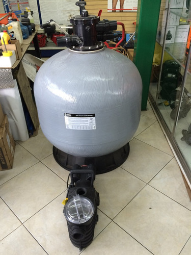 Bomba 2 Hp, Y Filtro 36 PuLG. Piscinas Baico Fab. Española.