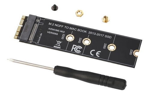 Imagen 2 de 7 de Tarjeta Adaptador M.2 Nvme Ssd Macbook Air Pro 2013-2017