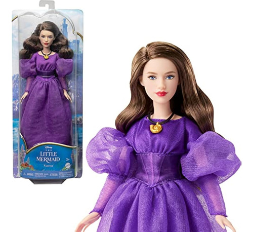 Mattel Disney La Sirenita Vanessa Muñeca De Moda En Vestido