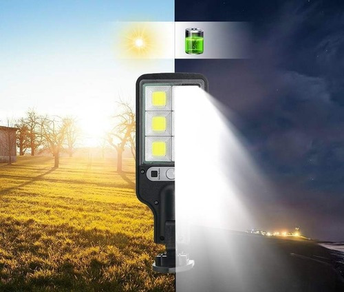Imagen 5 de 6 de Foco Solar Exterior Con Sensor Y Foto Célula 6 Luces