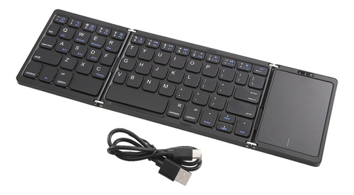 Teclado Plegable Para Viajar, Portátil Inalámbrico Con Tres