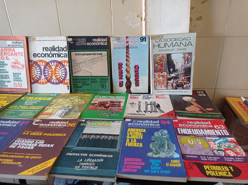 Revista Realidad Económica Y Libros 21 Total Lote (Usado)