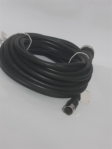 Cable Conector M12 Macho 4p+conector M8 4 Pin Hembra 5mts (Usado)