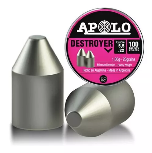 BALINES 5.5MM APOLO SLUG 28GR X 250 - Triestina