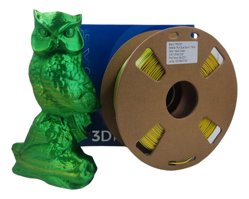 Filamento 3d Pla Seda Doble Color Tronxy De 1.75mm Y 1kg