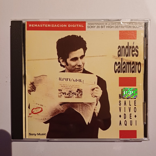 Andrés Calamaro - Nadie Sale Vivo De Aquí- Acrílico Cd  