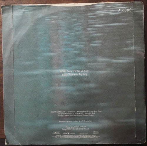 Imagem 2 de 4 de Compacto Vinil Paul Young Every Time You Go Away Importado