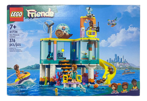 Lego Friends Centro De Rescate Marino 376 Pcs Mod 41736