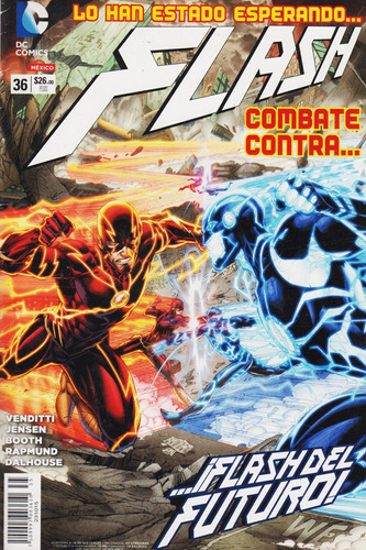 Comic Dc New 52 Flash # 36 Editorial Televisa