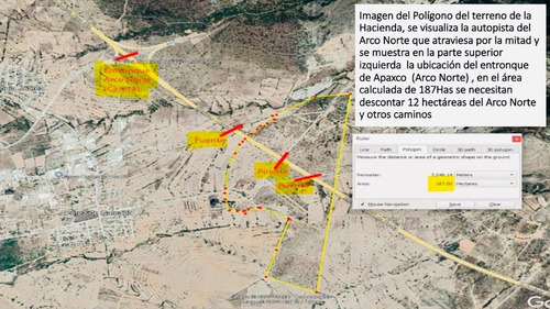 Hacienda De 1853 Sobre Arco Norte (en Ambas Direcciones)